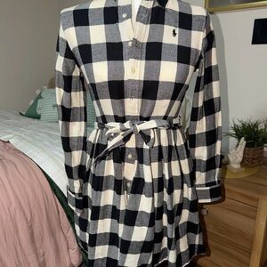 Polo Ralph Lauren Black and White Checkered Shirt